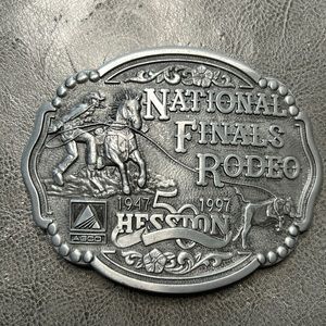 Hesston 1997 National Finals Rodeo Belt Buckle